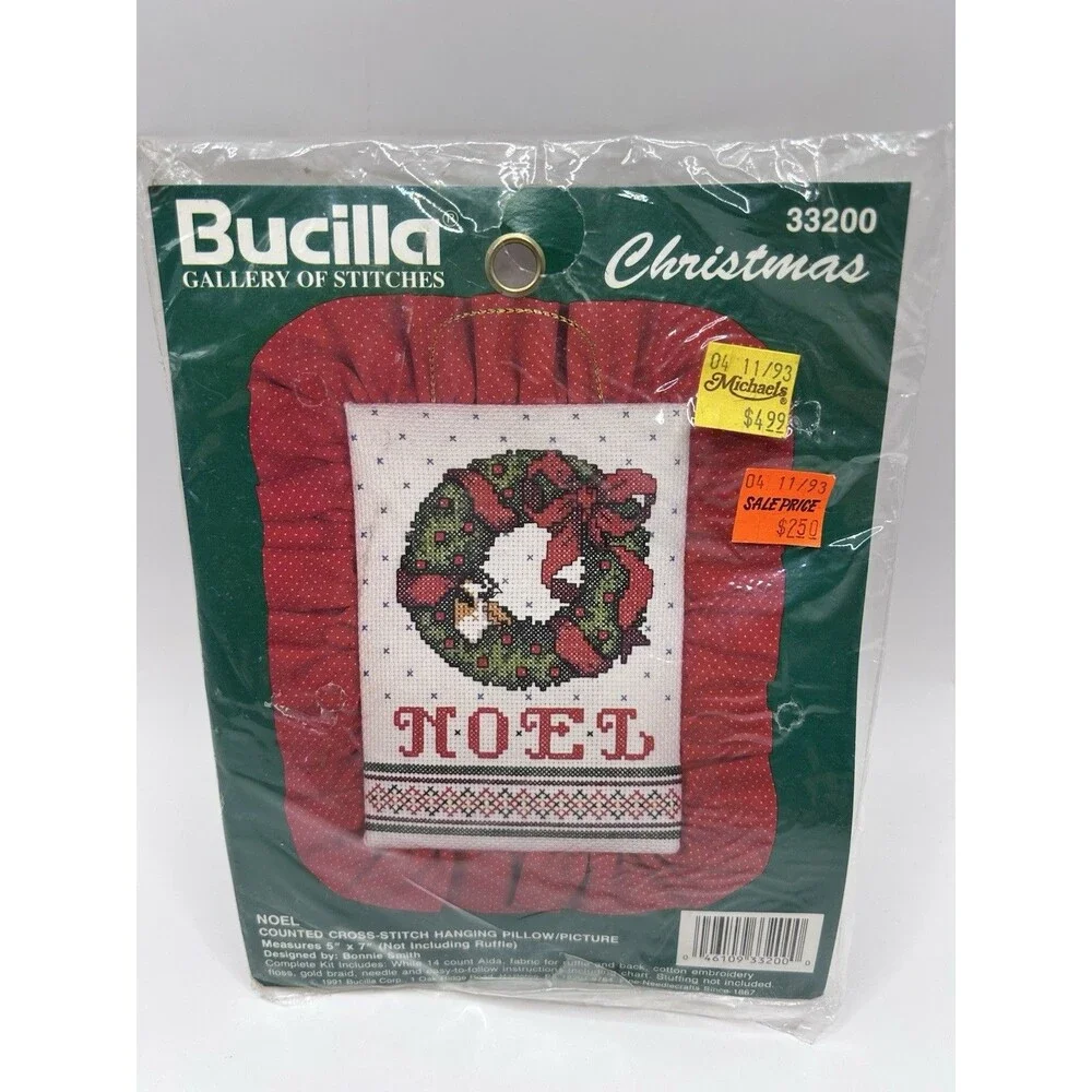 BUCILLA Christmas Cross-Stitch 